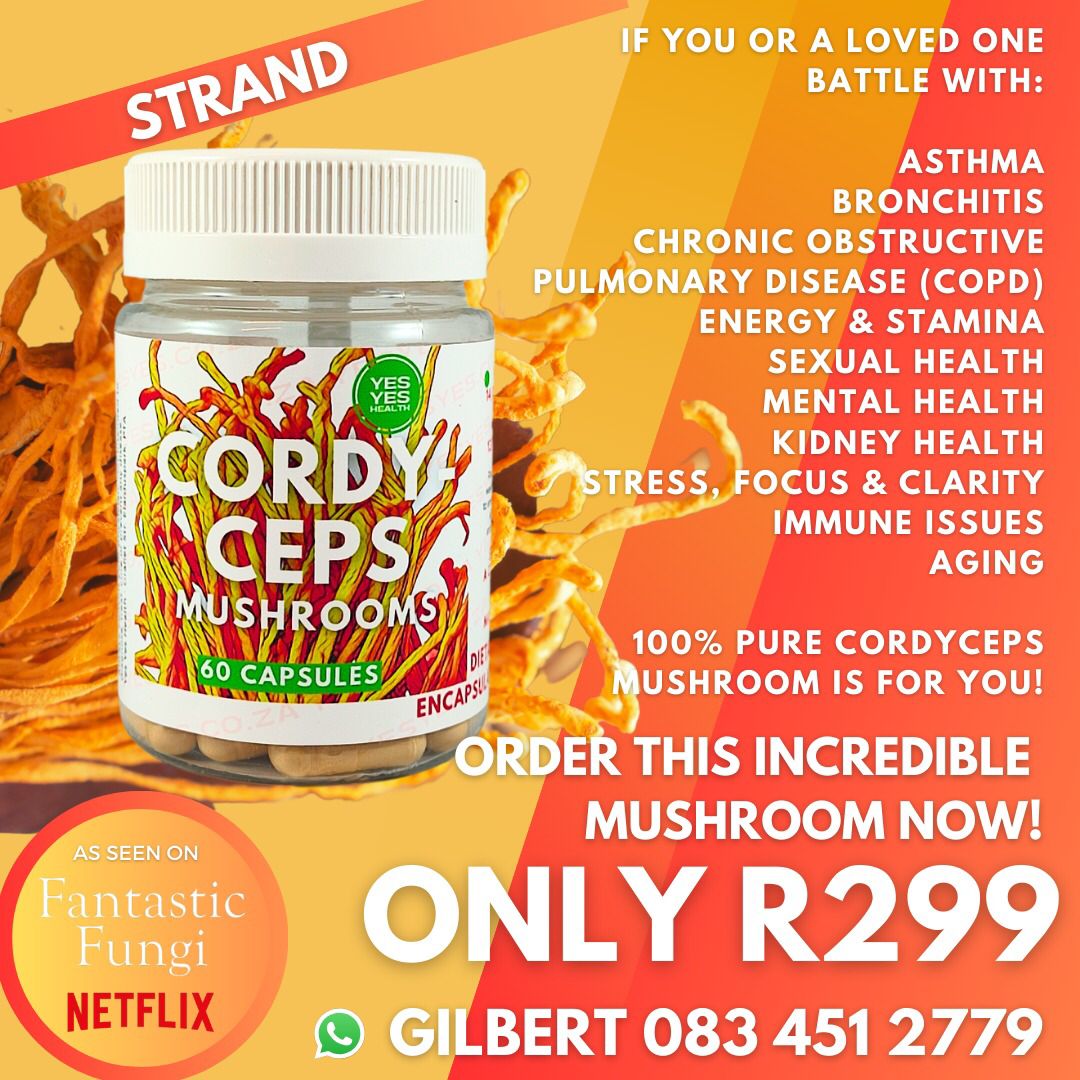 Cordy Ceps Mushroom 60 Veggicaps