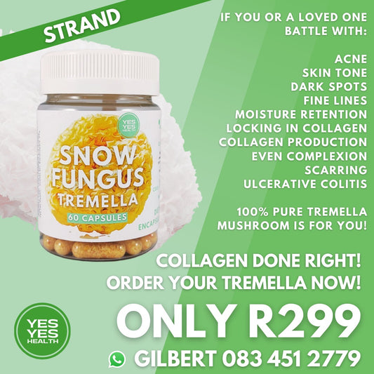 Snow Fungus Tremella 60 veggicaps