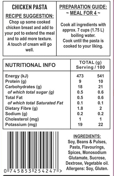Chicken Pasta 10 Pack Deal!